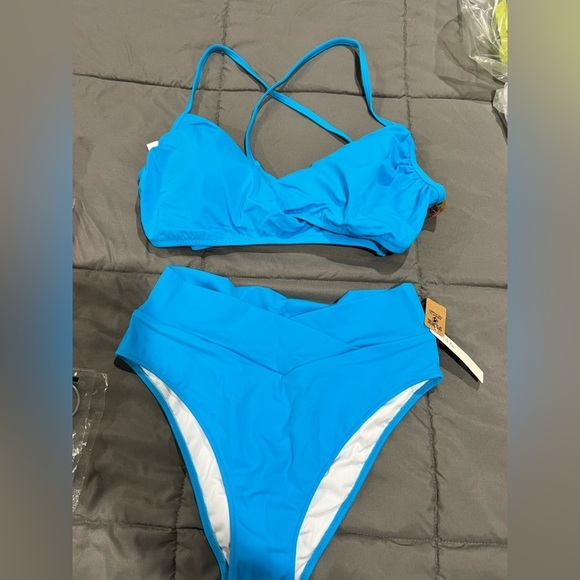 PINK Victoria's Secret Other - NWT VS Victoria Secret blue bikini swim suit L XXL